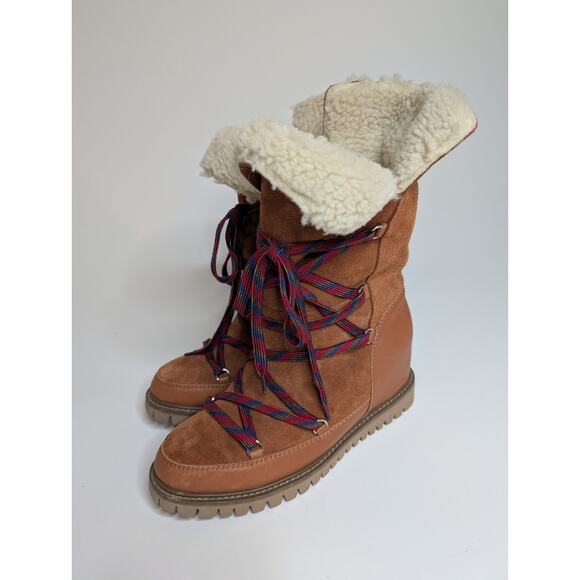 Shoe The Bear Fara Wedge Snow Boots Size 9/9.5 (See Description) - Picture 1 of 10